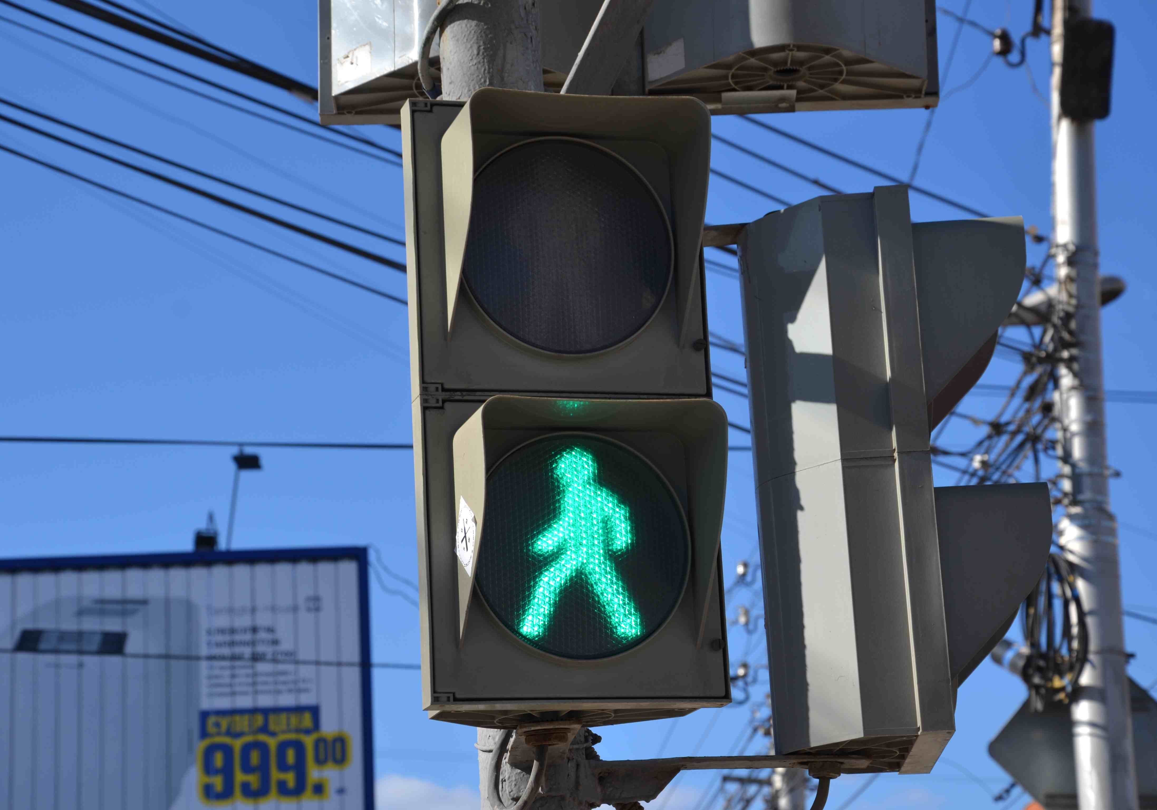 В Горроще появился новый пешеходный светофор