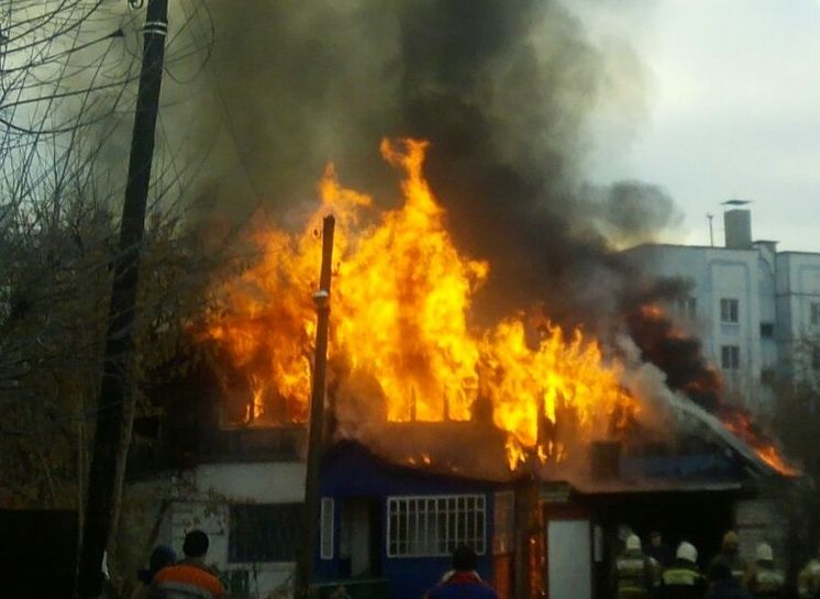 Очевидец рассказал подробности крупного пожара в Канищеве