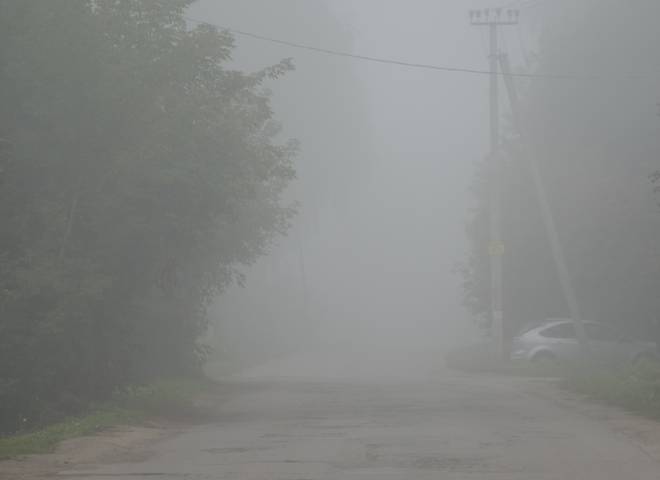 Рязанцев предупредили о тумане