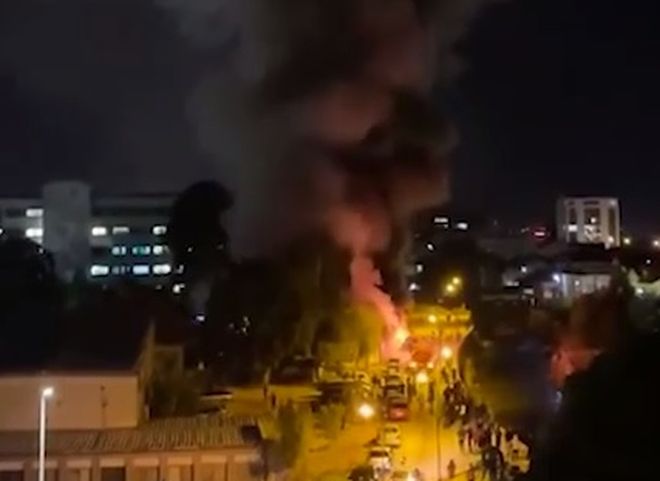 При пожаре в ковид-больнице в Северной Македонии погибли 10 человек