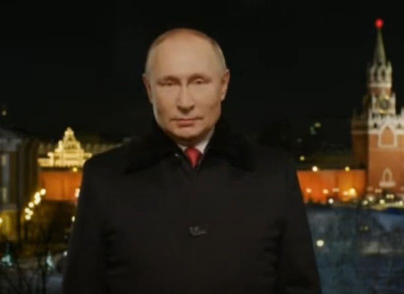 В сети появилось видео с новогодним поздравлением Путина