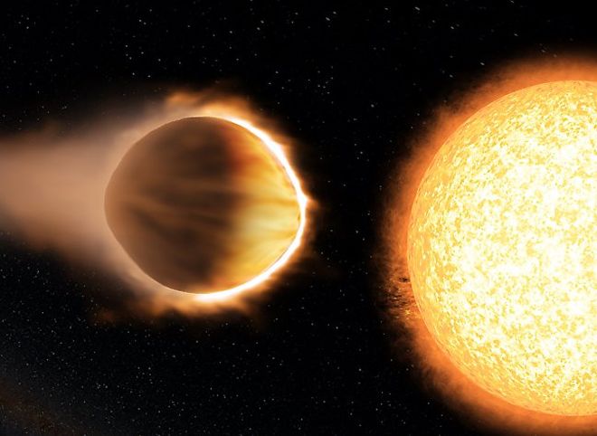 Астрономы нашли «адскую» планету, испаряющую железо