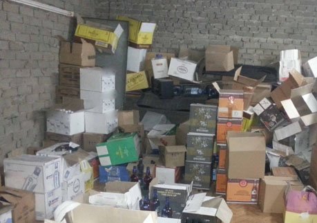 В Рязани изъяли тысячу литров «элитного» алкоголя