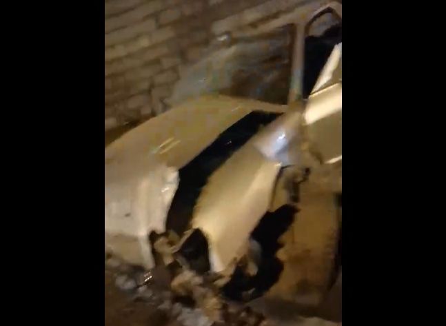 Опубликовано видео с места ДТП с пьяным военным на Московском шоссе
