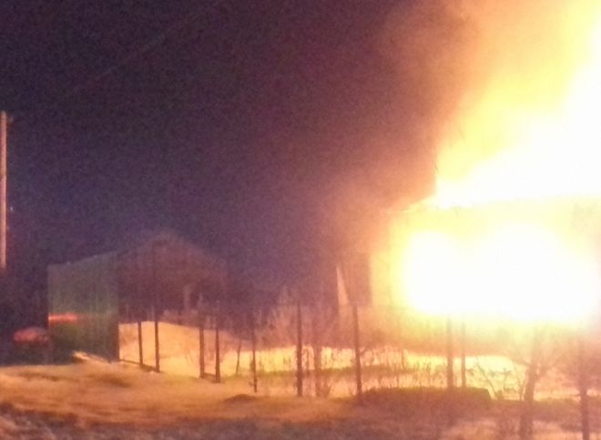 На пожаре в Старожиловском районе погиб 65-летний мужчина