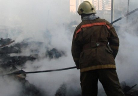В Милославском районе горел жилой дом