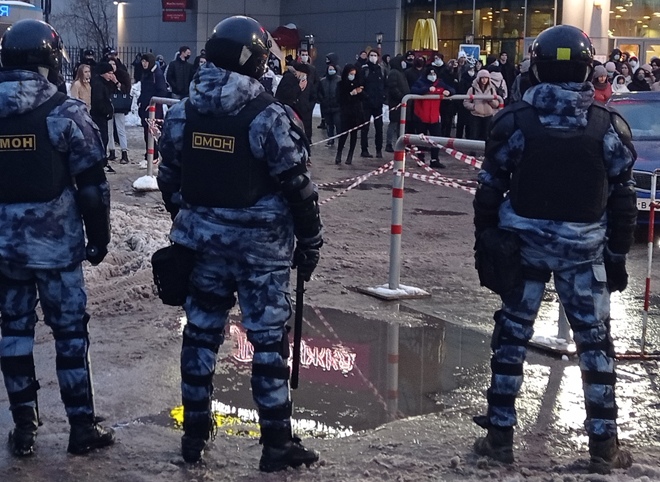 После акции 31 января в Рязани в полицию был доставлен 31 человек