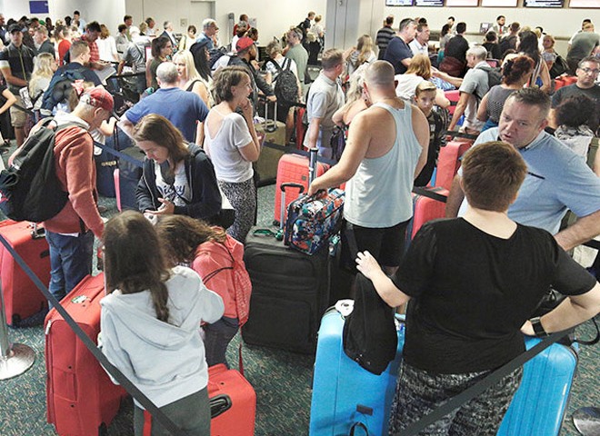 Свыше 12,5 тыс. рейсов  отменены из-за урагана «Ирма»