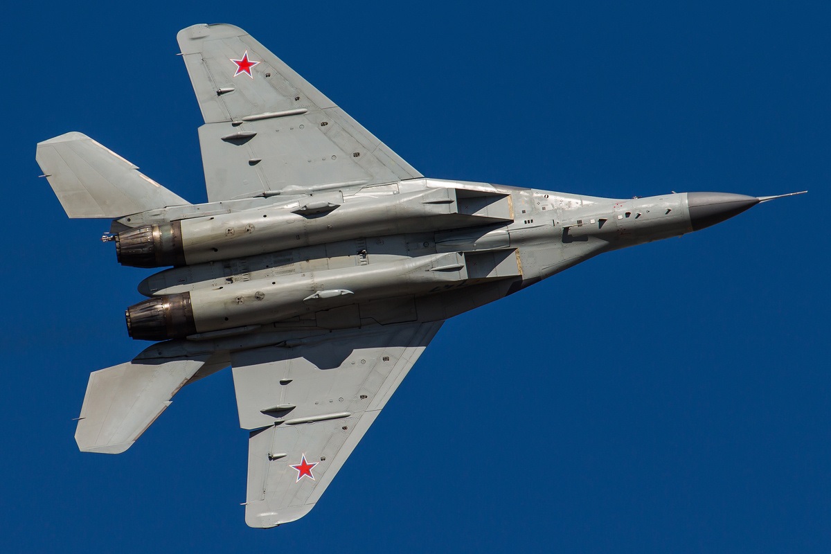 В Подмосковье разбился истребитель МиГ-29