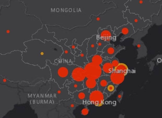 В Китае число умерших от коронавируса достигло 56