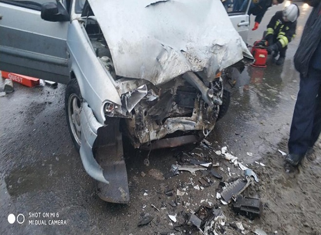 В Рязани Hyundai столкнулся с «четырнадцатой», есть пострадавший