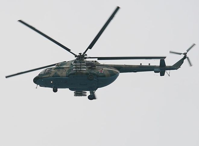 Вертолеты Минобороны привлекли для тушения огня на полигоне под Рязанью