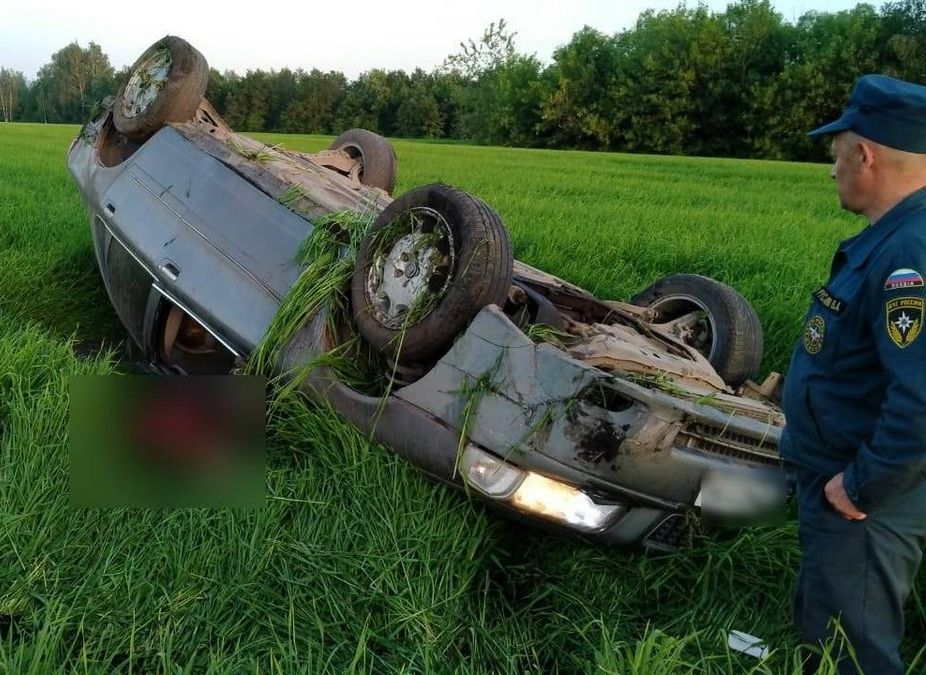 В Сараевском районе погиб водитель опрокинувшегося Volvo