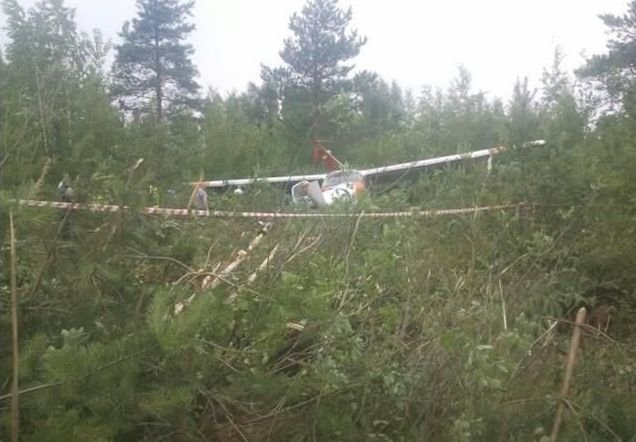 Рязанский самолет до сих пор не поднят из псковского болота