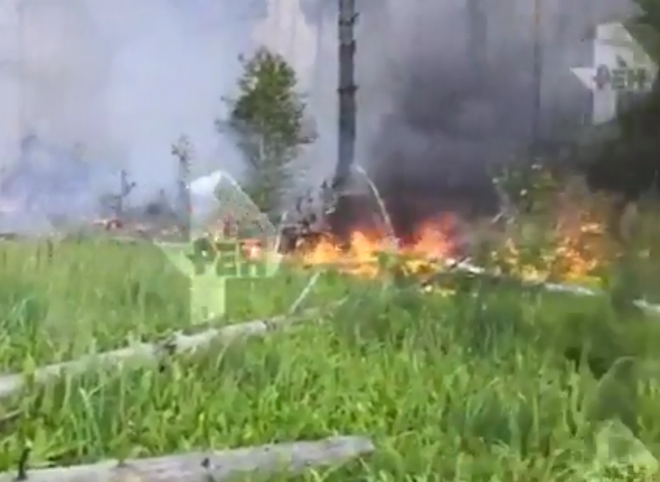 Возникший на полигоне под Рязанью пожар распространился на территорию Подмосковья