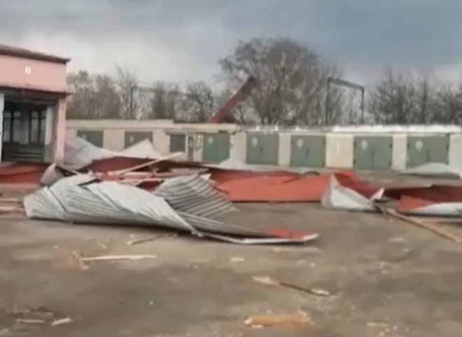 Последствия урагана в Рязанской области сняли на видео