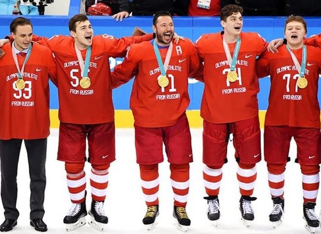 New York Post раскритиковала российских хоккеистов за исполнение гимна на Олимпиаде