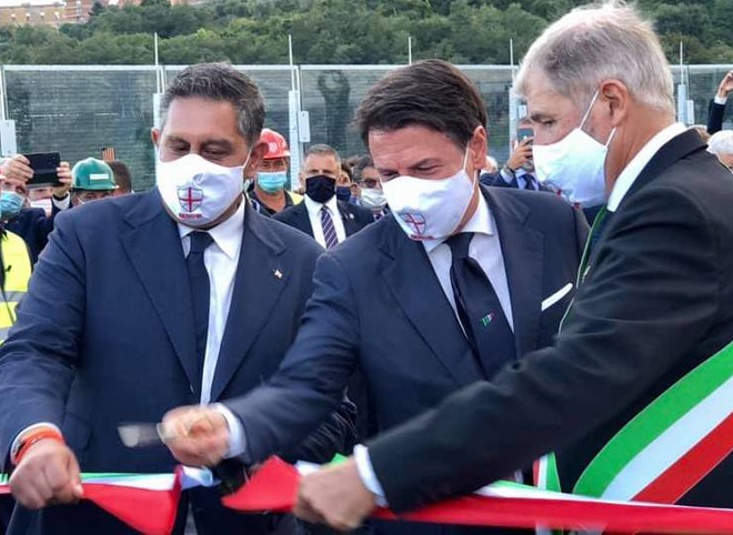 Рокотянская поздравила коллег из Генуи с открытием нового моста