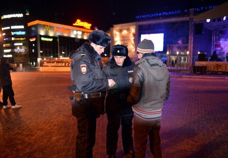 В новогоднюю ночь в Рязани дежурили 370 полицейских