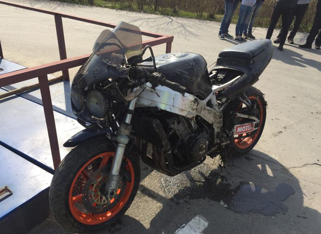 У ТРЦ «Премьер» мотоциклист улетел в реку и погиб