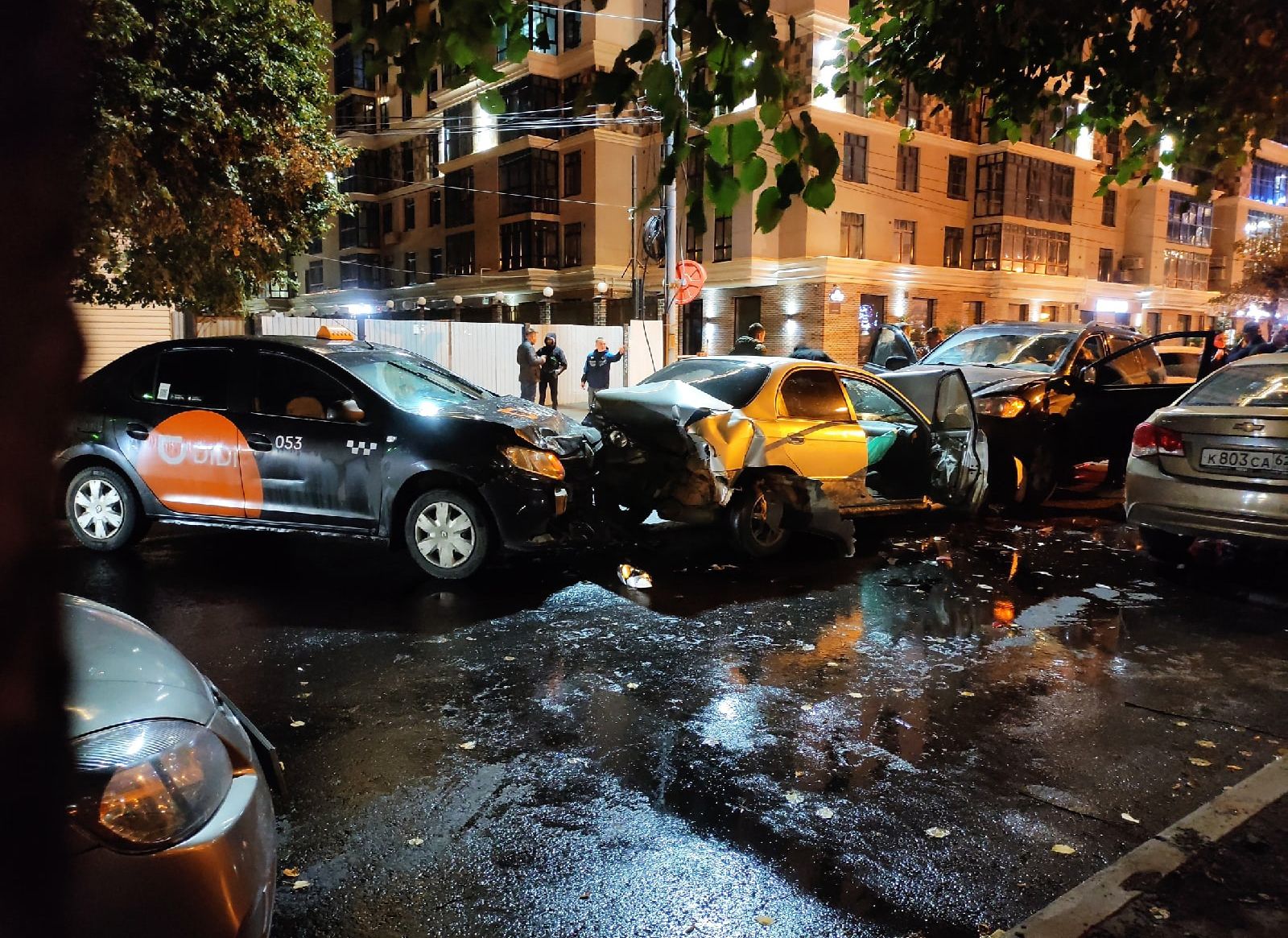 Пьяный водитель устроил массовую аварию в центре Рязани