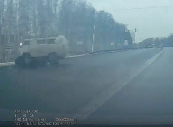 Жесткая авария на трассе М5 под Рязанью попала на видео