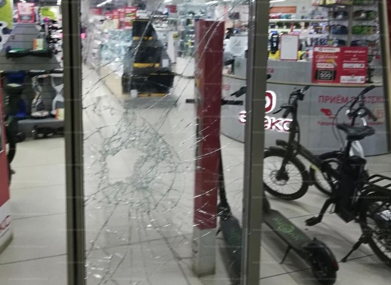 В Рязани ограбили магазин «Элекс»