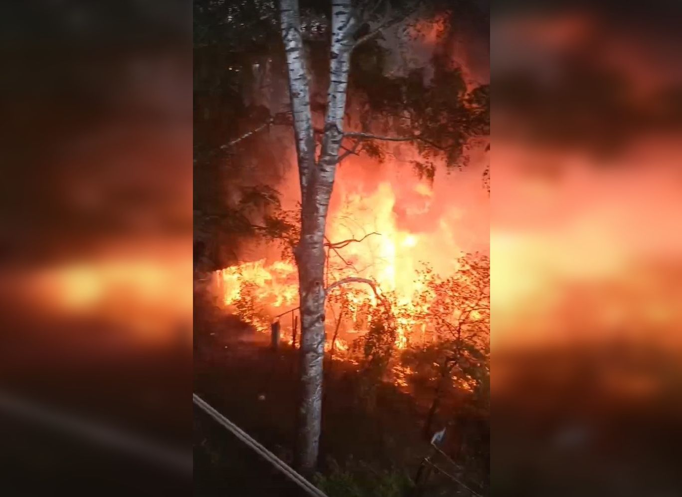 В Касимове случился крупный пожар