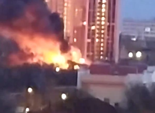 В центре Рязани произошел серьезный пожар