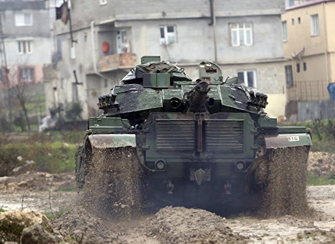 СМИ: турецкие танки вошли в сирийский Африн