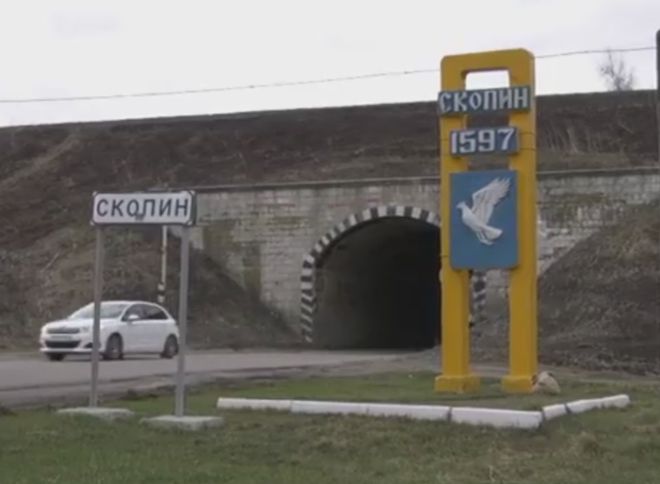 Жителя Скопина задержали за вандализм (видео)