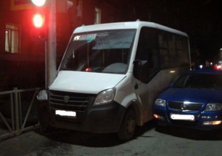 В ДТП с маршруткой на Гагарина пострадал мужчина