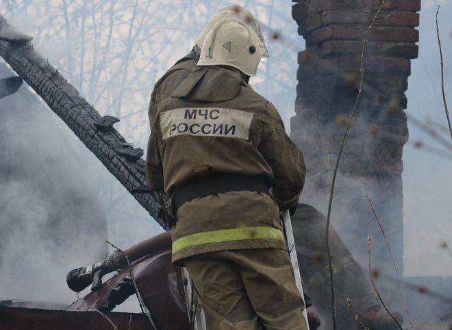 На пожаре в Ряжске погибла женщина