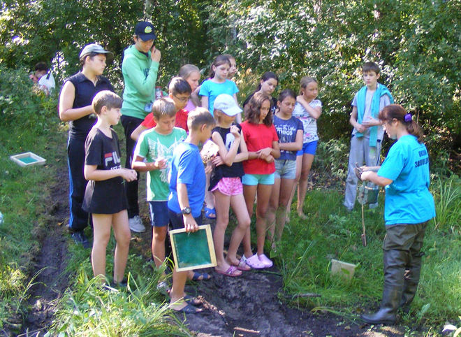 При поддержке РНПК рязанские школьники неделю провели в Мещерском лесу