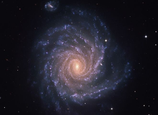 Найдена древнейшая спиральная галактика Вселенной