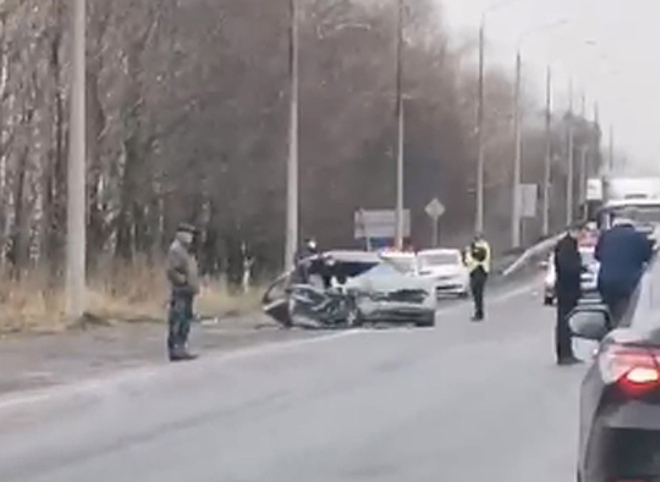 Появилось новое видео с места аварии на трассе М5, в которой погибла 20-летняя рязанка