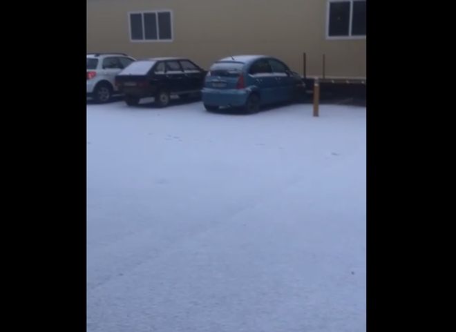 Рязанцы публикуют в соцсети видео с первым снегом