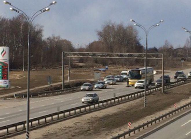 В ГИБДД прокомментировали наезд на пешехода на трассе между Москвой и Рязанью
