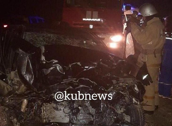 22-летний рязанский водитель погиб в ДТП на Кубани