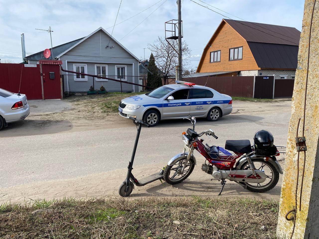 В Борках поймали 11-летнего ребенка на мопеде | 10.04.2024 | Рязань -  БезФормата