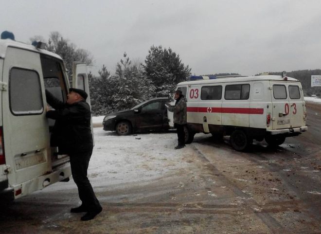 В Касимовском районе произошло ДТП с участием «скорой»