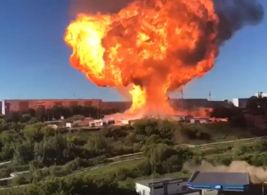 Названа причина взрыва АЗС в Новосибирске