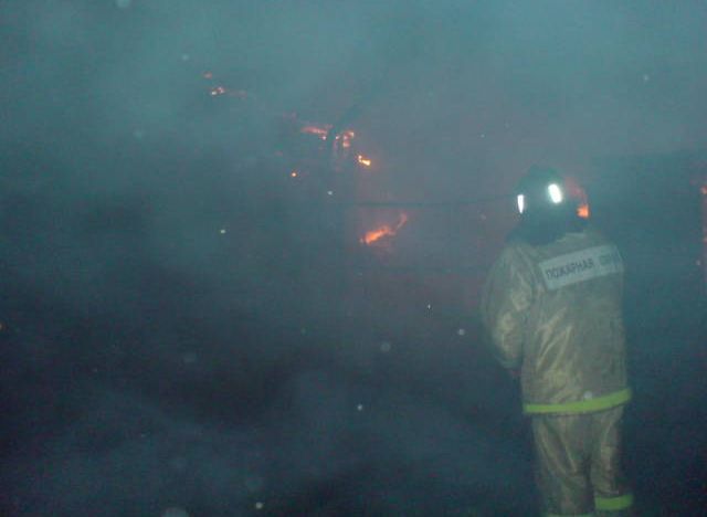 На пожаре в Спасском районе погиб пенсионер