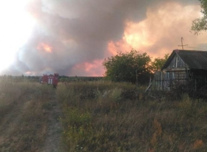 Кадом накрыло дымом от горящего заповедника в Мордовии