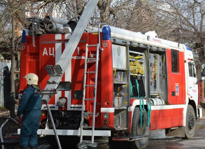 На пожаре в Ряжске погиб 39-летний мужчина