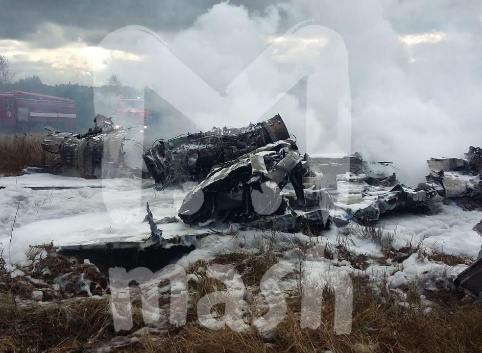Крушение МиГ-29 в Подмосковье попало на видео