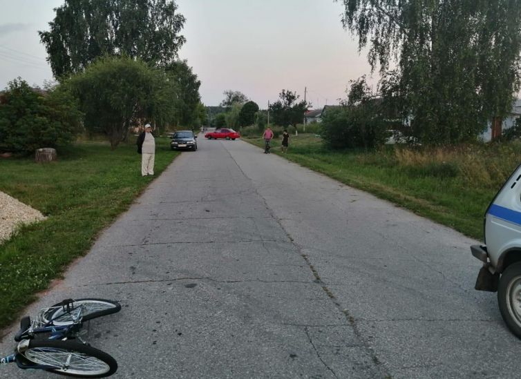 В Ухоловском районе восьмилетний велосипедист влетел в мотоцикл