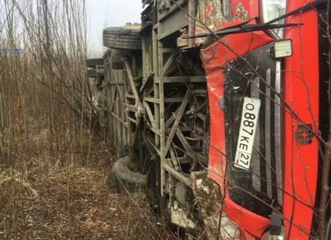 В Хабаровском крае опрокинулся рейсовый автобус, три человека погибли