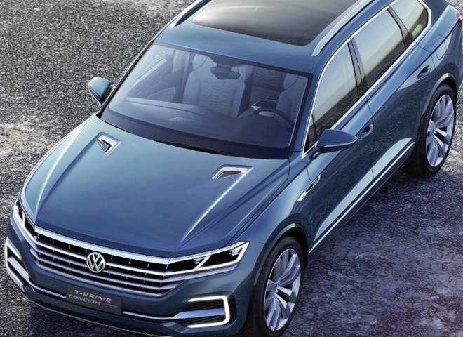 Названы сроки презентации новейшего внедорожника Volkswagen Touareg