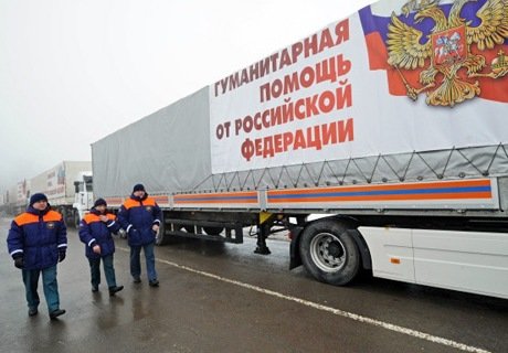 Колонна МЧС доставит в Донбасс груз для посевной